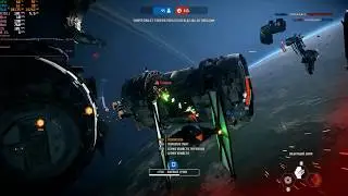Star Wars Battlefront 2: Space Battle Gameplay #11 - Ultra settings - 60 FPS -1080P