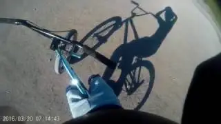 go pro bmx riding at bruntwood park bmx track