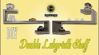 🏡İkili Labirent Raf Nasıl Yapılır *DIY Double Labyrinth Shelf* [Home Decor]