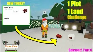 [Roblox] Lumber Tycoon 2: NEW TURKEY!!! 1 Plot 1 Land Challenge (S2 P4)