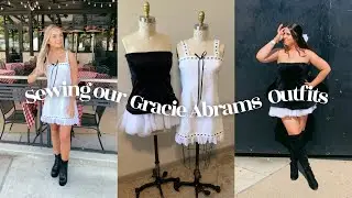 DIY Matching Outfits for the Gracie Abrams Concert | Sewing Vlog