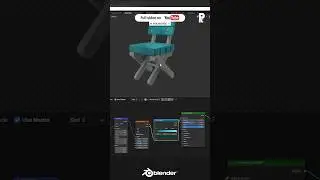 Quick & Easy Chair Modeling in Blender for Beginners 