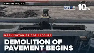 Work begins on demolition of westbound Washington Bridge