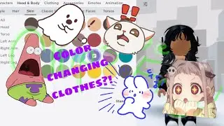COLOR CHANGING CLOTHES!?