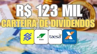 CARTEIRA DE DIVIDENDOS: DO ZERO AO MILHAO #04 - SETEMBRO 2023 - BBAS3 KLBN4 TAEE11 TRPL4 CXSE3