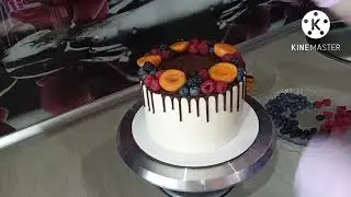 🌺Идея украшения торта ЯГОДАМИ.🌺