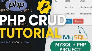 How to Create CRUD in PHP with MySQL Database | PHP Project for Beginners | PHP DEVELOPMENT TRICKS
