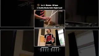 Back To Basics: 3. Flam Double Stroke Roll / Right Lead 