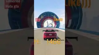 Super crash test at 2500 km/h #gta5 #gtav #gta6 #shorts #highspeed #fail #jump #crash #mods #online