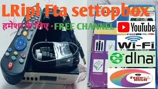Best DD free dish mpeg4 settopbox || wifi, youtube,dlna,iptv,usb || LRipl Lr 777 settopbox review