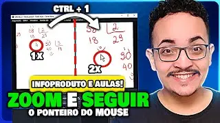 Como Fazer Zoom e Seguir o Mouse durante gravação e live no OBS Studio | dica de Aulas e infoproduto