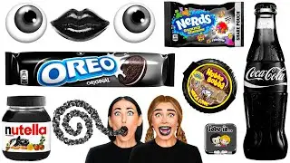Черная еда Челлендж с BaRaDa Challenge