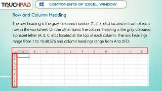 COMPONENTS OF EXCEL 2016 WINDOW|Ch 05|iPlus Ver 2.0l|Class 07
