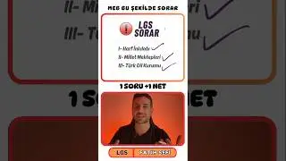 LGS'de Çıkar - MEB Böyle Sorar #18 (TDK)
