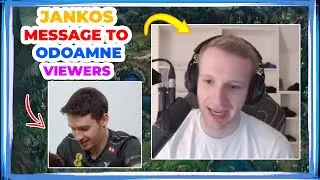 Jankos MESSAGE to XL ODOAMNE Viewers 👀
