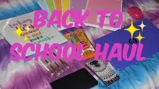 Back to school Haul 2019