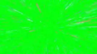 Anime lines zoom effect Green Screen
