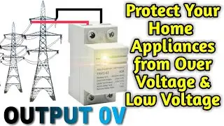 Din Rail Over Voltage protection device | Low Voltage Protection Device | Surge Protector