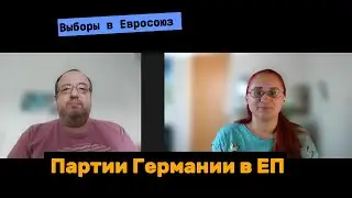 Кто сидит в Европарламенте? Партии Германии. Евровыборы 2024. Интервью с Вадимом Фельдманом