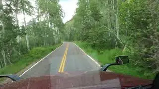 Semi Truck Descending Independence Pass into Aspen