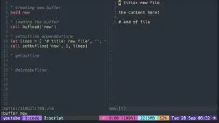 Vimscript Tutorial: Buffer ( write/delete without opening the buffer )