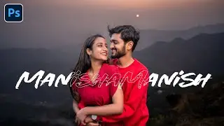 How to Create Stunning Pre Wedding Poster Designs in Photoshop - 2 Minutes Photoshop