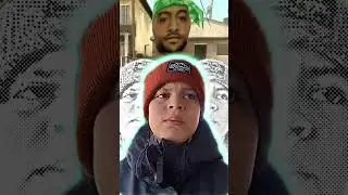 человек на фоне человека танцует с лазером из глаз