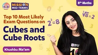 Cubes and Cube Roots Class 8 Maths Important Questions & Answers | BYJU'S - Class 8