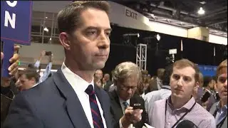Sen. Tom Cotton in debate spin room: 'Things have gotten worse under Biden'