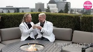 Rainbow Hyatt Sacramento Wedding: Levi & Joey featured in Real Weddings Magazine