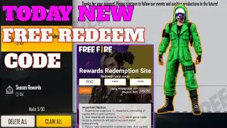 New 23 To 27  April Redeem Code || Ff Redeem Code Today New Redeem Code Free Fire