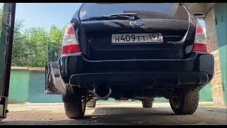 Выхлоп на СУБАРУ!