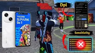 Tecno Spark Go 1 Free Fire Sensitivity+Dpi+Headshot Settings 