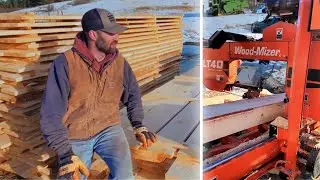 SATISFYING WORK | DIY Sawmilling (4 min)
