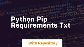 python pip requirements txt