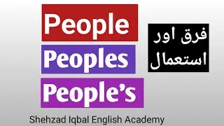 People, Peoples and People's