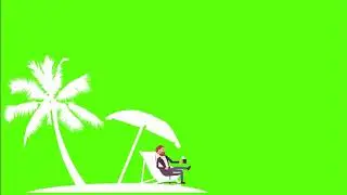 Green Screen : Beach Sun Both Effect Video