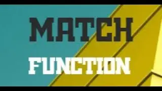 What is #MATCH #Function in excel? How to apply #MATCH#function in #excel?