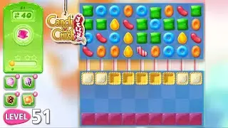 CANDY CRUSH JELLY | Level 51 [NO BOOSTER] FULL HD GAME PLAY
