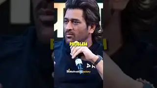 Problems are important part of life☀ - Mahendra Singh Dhoni🏏🔥