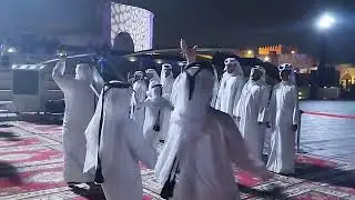 Qatar traditional dance show live in Katara cultural village Doha Qatar #qatarculture #Doha #Qatar