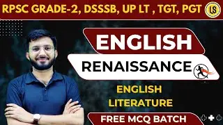 RPSC Grade-2 || English Literature || Renaissance Era
