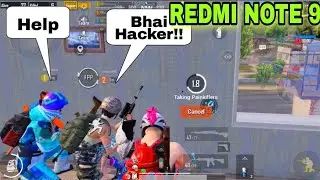 Redmi note 9 PUBG Mobile Gaming|Redmi note 9 pubg test|Redmi note 9 pubg gameplay with kriniaL Gamer