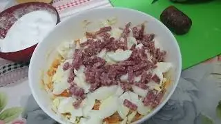 Салат Домашний ! Просто супер вкусный!