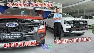 SO SÁNH RANGER WILDTRAK VÀ RANGER STORMTRAK