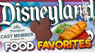 I Tried FAVORITE FOODS of Disneyland Cast Members