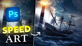 Create a Cinematic Ocean Storm in Photoshop | Photo Manipulation