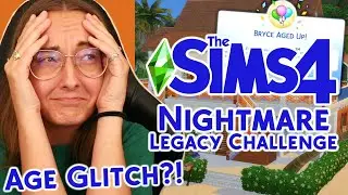 My short lifespan legacy has the age glitch!! but at least I built them a nice house?