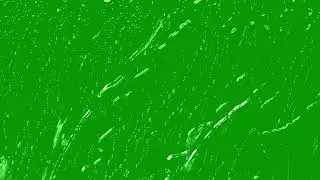 Green screen waterdrop