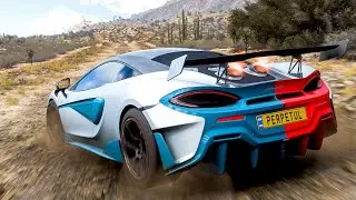 McLaren 600LT Coupe - Insane Flames - Drifts - Top Speed - Forza Horizon 5 - Gameplay